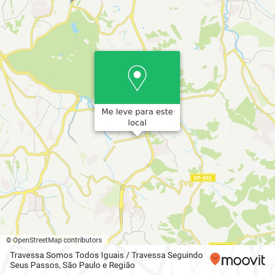 Travessa Somos Todos Iguais / Travessa Seguindo Seus Passos mapa