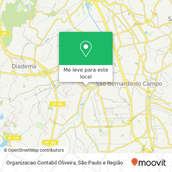 Organizacao Contabil Oliveira mapa