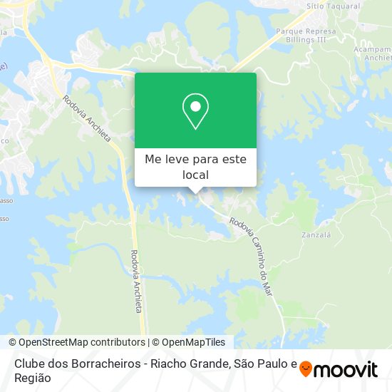 Clube dos Borracheiros - Riacho Grande mapa