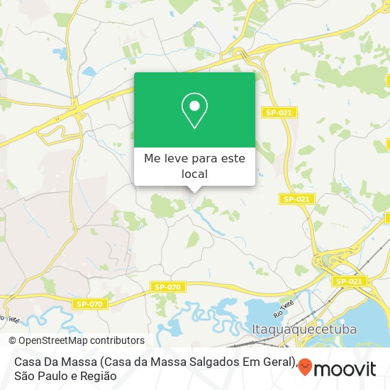 Casa Da Massa (Casa da Massa Salgados Em Geral) mapa