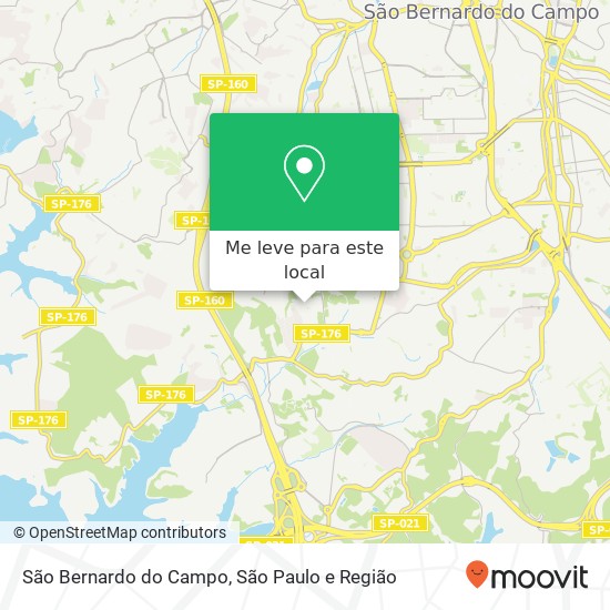 São Bernardo do Campo mapa