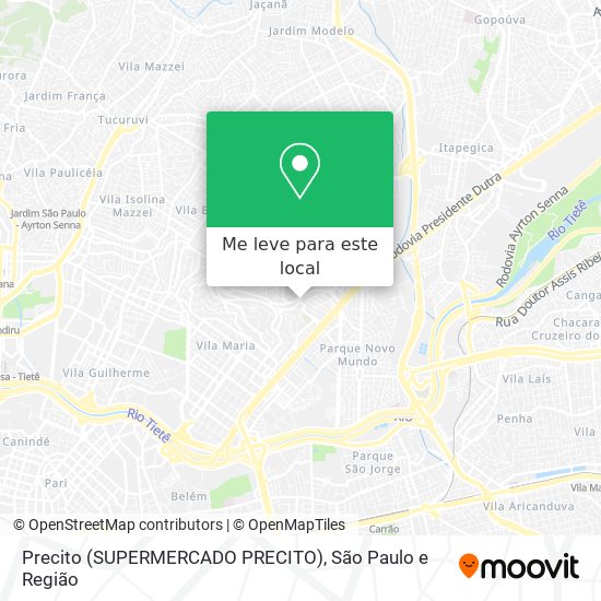 Precito (SUPERMERCADO PRECITO) mapa