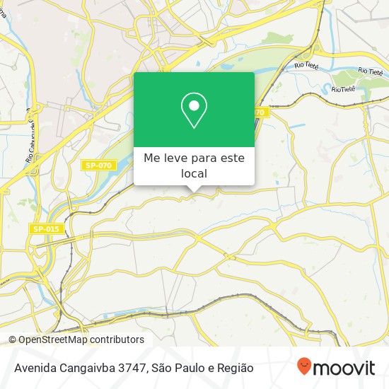 Avenida Cangaivba 3747 mapa