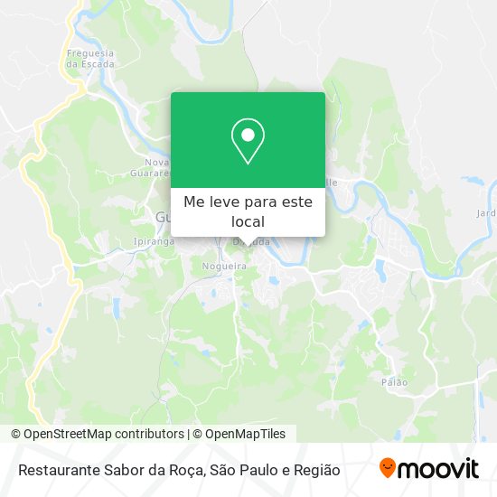 Restaurante Sabor da Roça mapa