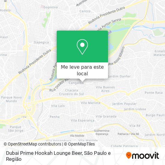 Dubai Prime Hookah Lounge Beer mapa