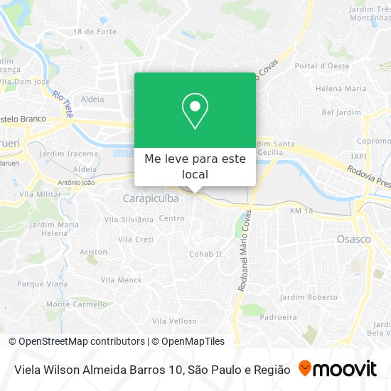 Viela Wilson Almeida Barros 10 mapa