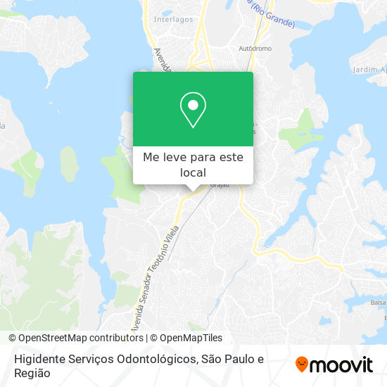 Higidente Serviços Odontológicos mapa