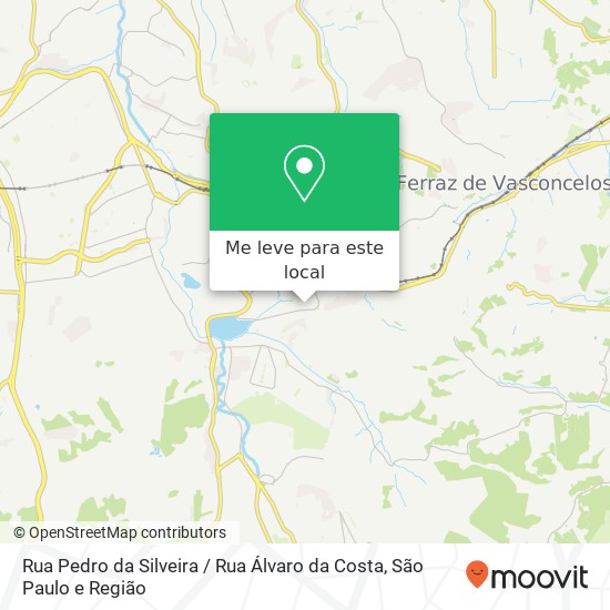 Rua Pedro da Silveira / Rua Álvaro da Costa mapa