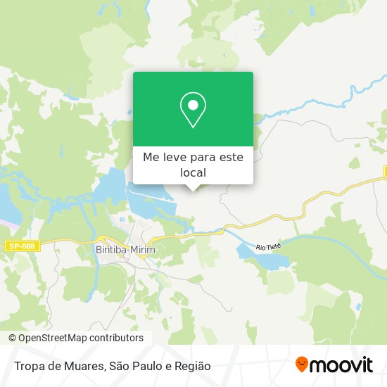 Tropa de Muares mapa