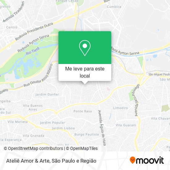 Ateliê Amor & Arte mapa