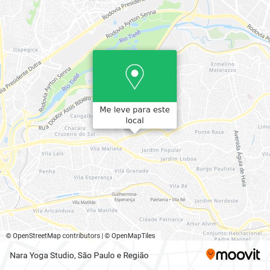 Nara Yoga Studio mapa