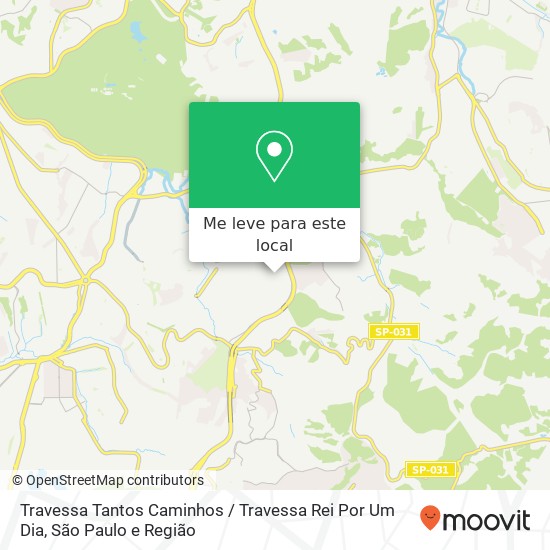 Travessa Tantos Caminhos / Travessa Rei Por Um Dia mapa