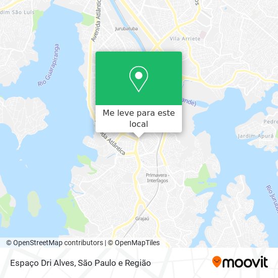 Espaço Dri Alves mapa