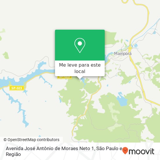 Avenida José Antônio de Moraes Neto 1 mapa