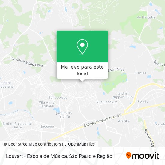 Louvart - Escola de Música mapa