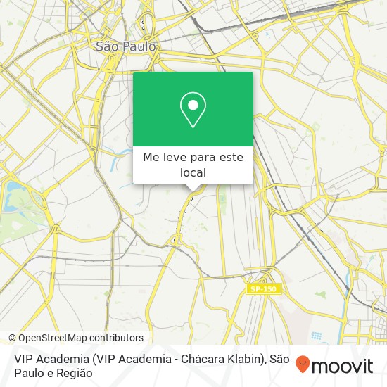 VIP Academia (VIP Academia - Chácara Klabin) mapa