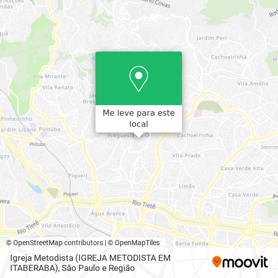 Igreja Metodista (IGREJA METODISTA EM ITABERABA) mapa