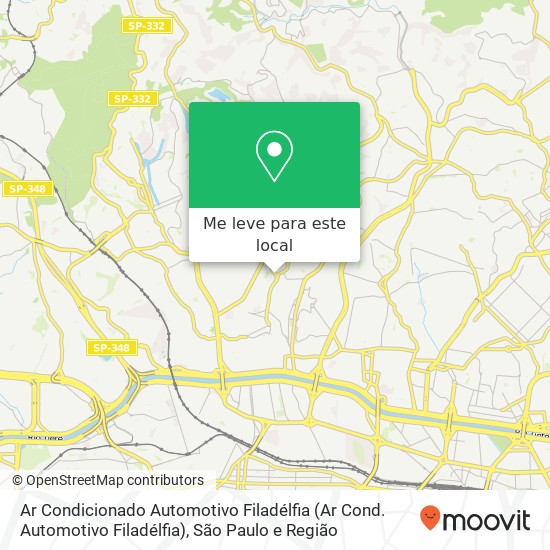 Ar Condicionado Automotivo Filadélfia mapa