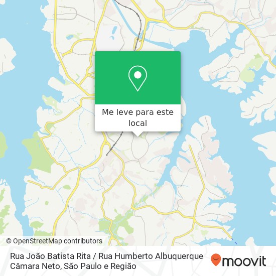 Rua João Batista Rita / Rua Humberto Albuquerque Câmara Neto mapa