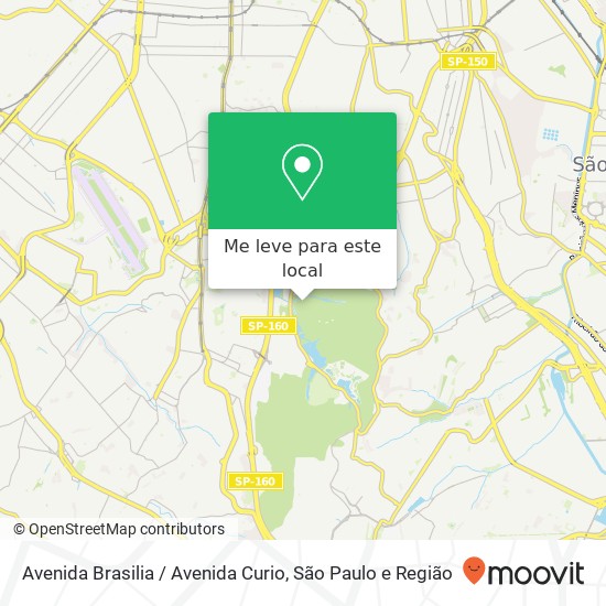 Avenida Brasilia / Avenida Curio mapa
