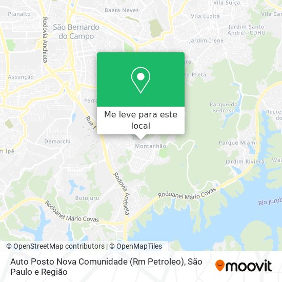 Auto Posto Nova Comunidade (Rm Petroleo) mapa