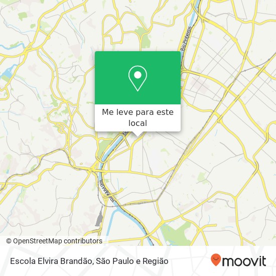 Escola Elvira Brandão mapa