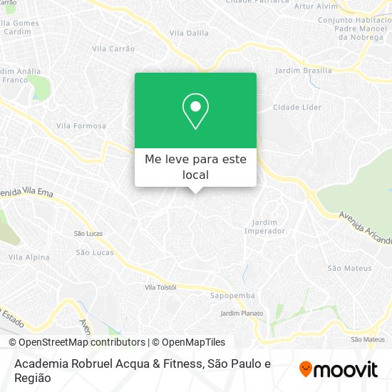 Academia Robruel Acqua & Fitness mapa