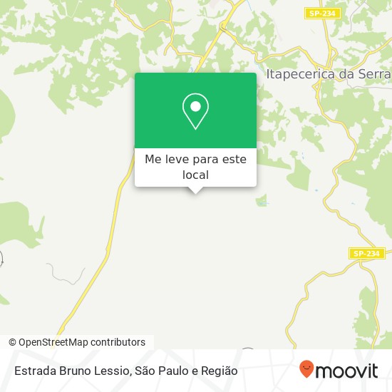 Estrada Bruno Lessio mapa