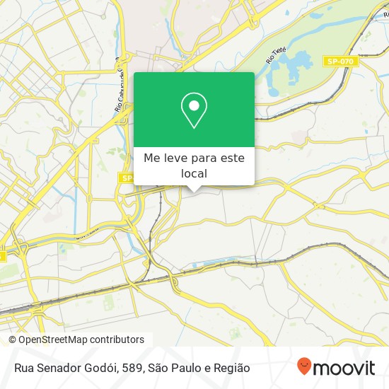 Rua Senador Godói, 589 mapa