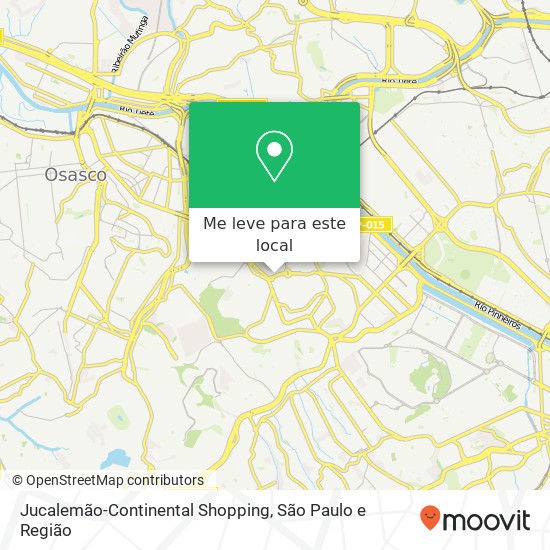Jucalemão-Continental Shopping mapa