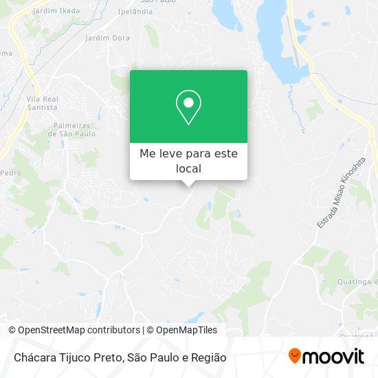 Chácara Tijuco Preto mapa