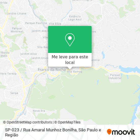 SP-023 / Rua Amaral Munhoz Bonilha mapa