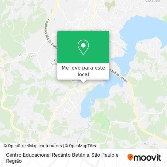 Centro Educacional Recanto Betânia mapa