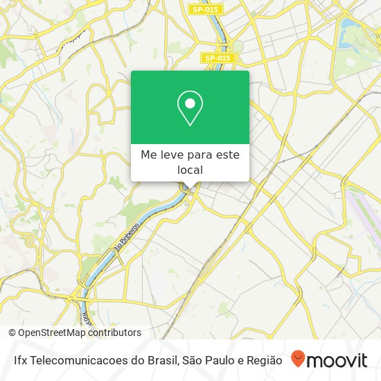 Ifx Telecomunicacoes do Brasil mapa