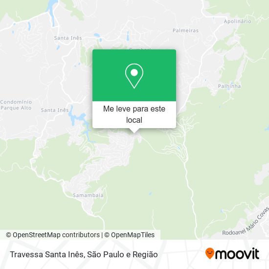 Travessa Santa Inês mapa