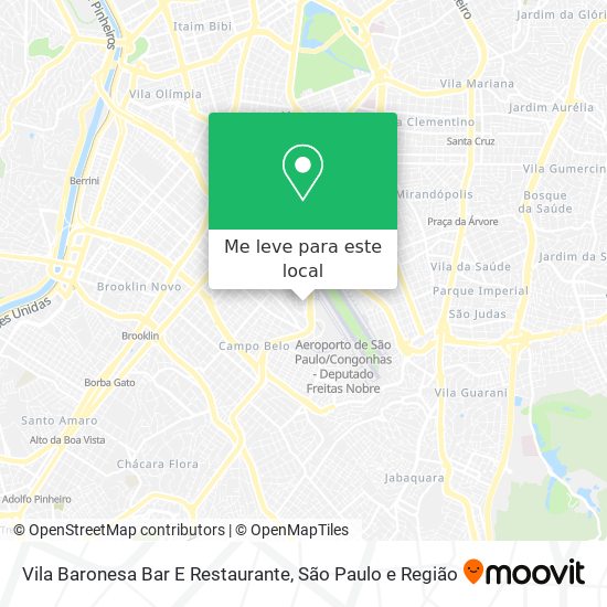 Vila Baronesa Bar E Restaurante mapa