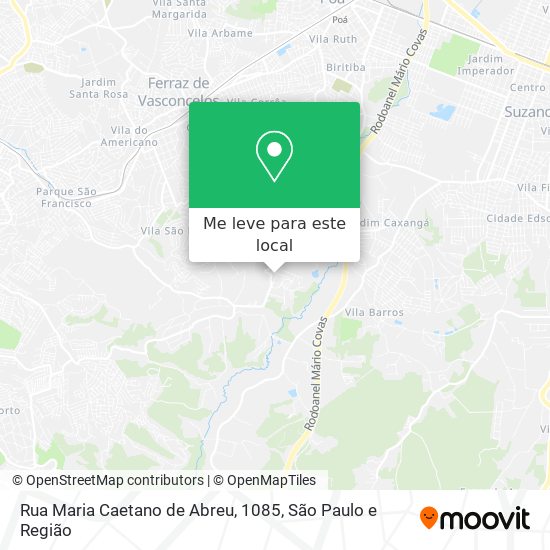 Rua Maria Caetano de Abreu, 1085 mapa