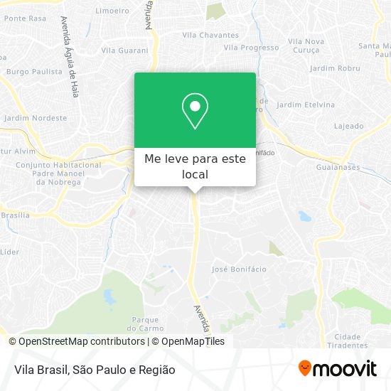 Vila Brasil mapa