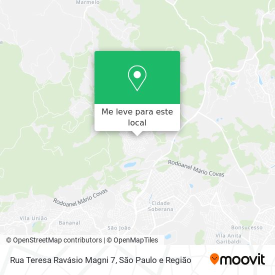 Rua Teresa Ravásio Magni 7 mapa