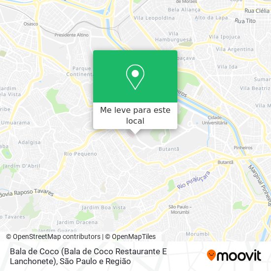 Bala de Coco (Bala de Coco Restaurante E Lanchonete) mapa