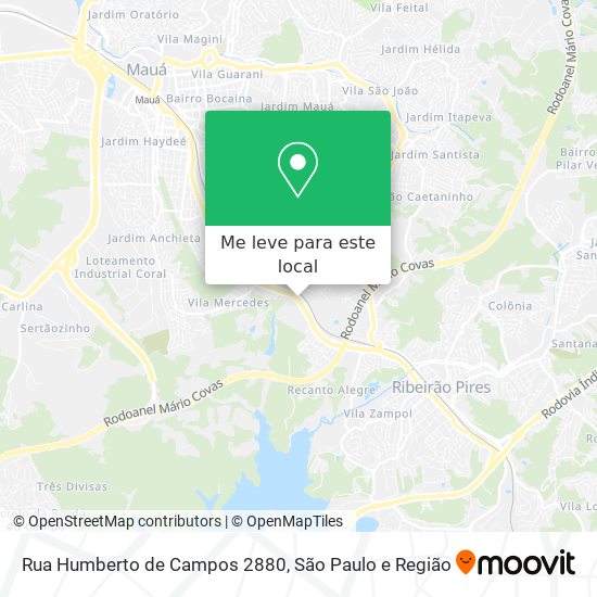 Rua Humberto de Campos 2880 mapa
