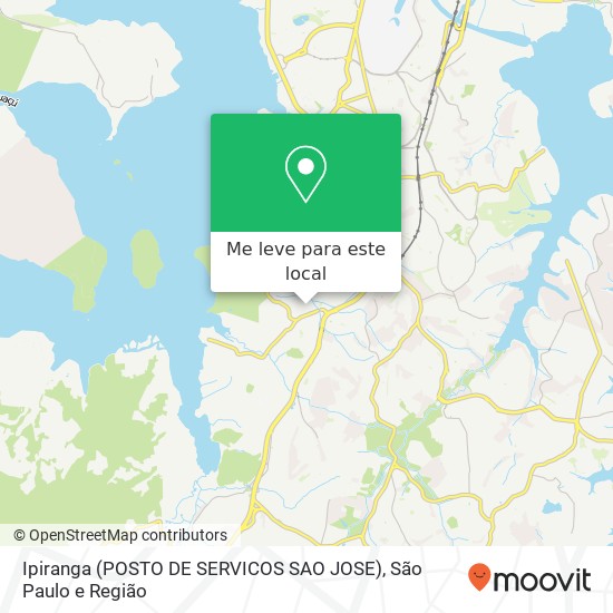 Ipiranga (POSTO DE SERVICOS SAO JOSE) mapa