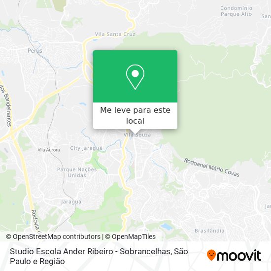 Studio Escola Ander Ribeiro - Sobrancelhas mapa