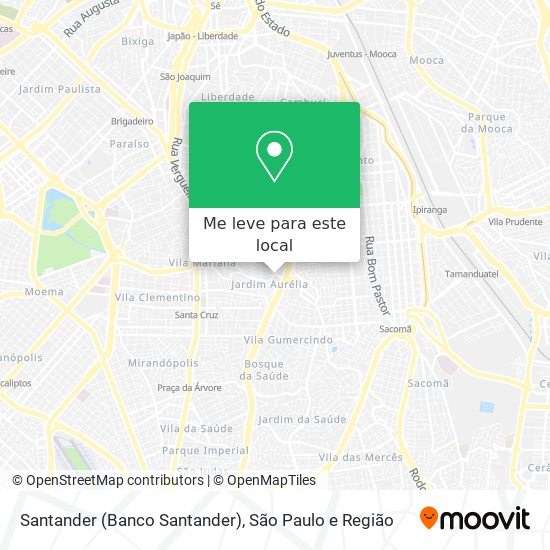 Santander (Banco Santander) mapa