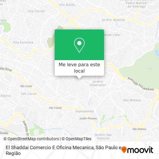 El Shaddai Comercio E Oficina Mecanica mapa