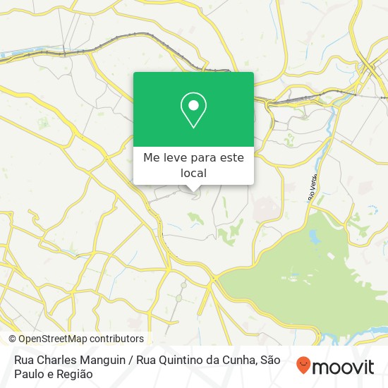 Rua Charles Manguin / Rua Quintino da Cunha mapa