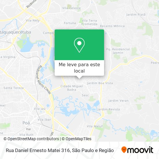 Rua Daniel Ernesto Matei 316 mapa