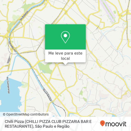 Chilli Pizza (CHILLI PIZZA CLUB PIZZARIA BAR E RESTAURANTE) mapa