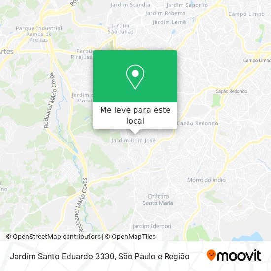 Jardim Santo Eduardo 3330 mapa