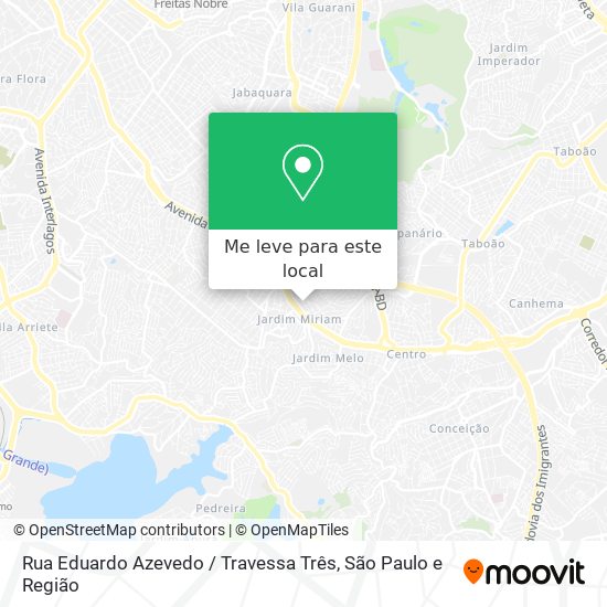 Rua Eduardo Azevedo / Travessa Três mapa
